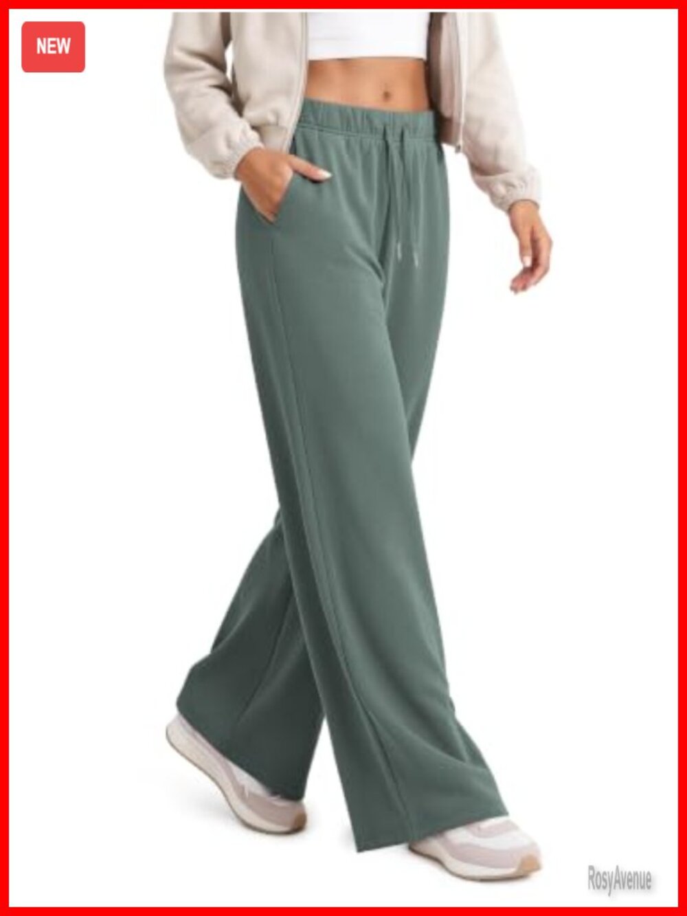 Modal Soft Extra Wide Leg Palazzo Pants High Waist Drawstring Pull-On